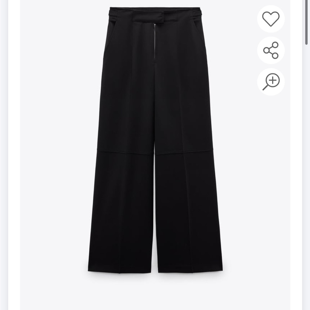 Zara wool blend pleated pants - Picture 4 of 11